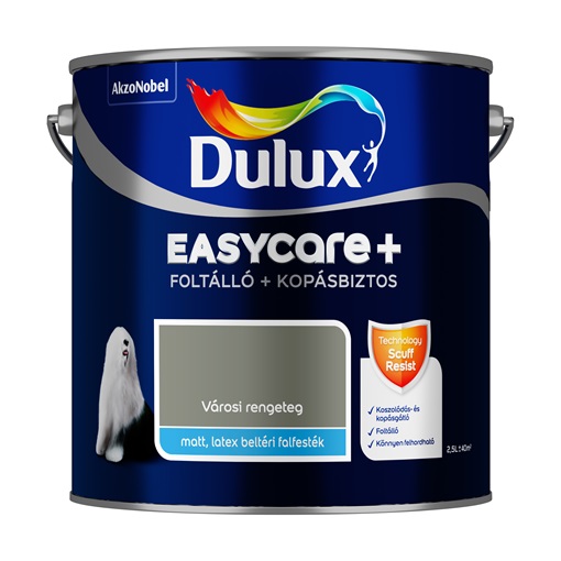 Dulux EasyCare Plus folt- és karcálló falfesték  Városi rengeteg 2,5 L