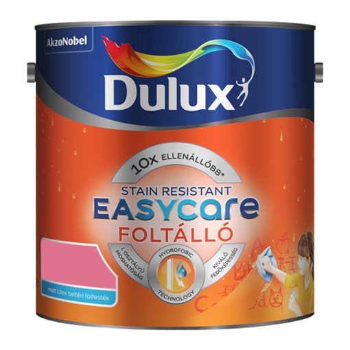 Dulux EasyCare foltálló falfesték Csodálatos amaránt 5L KIFUTÓ