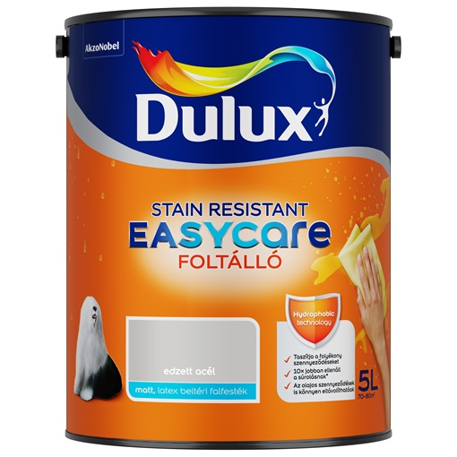 Dulux EasyCare foltálló falfesték Edzett acél 5L