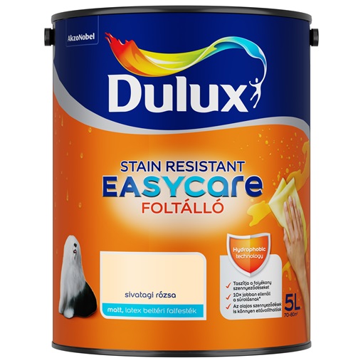 Dulux EasyCare foltálló falfesték Sivatagi rózsa 5L