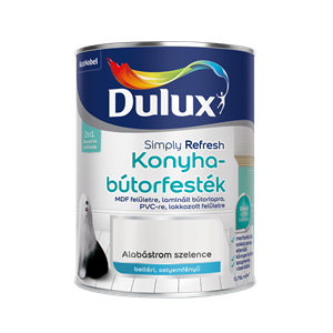 Dulux Simply Refresh Konyhabútorfesték 0,75 L alabástrom szelence
