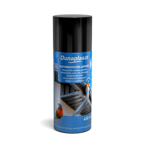 Dunaplaszt Csatornafesték ezüst  400 ml aer.