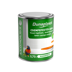 Dunaplaszt Csempefesték Aqua fehér mf. 0,75 L