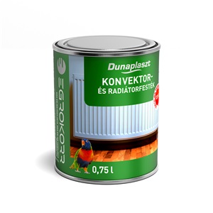 Dunaplaszt Konvektor- és radiátorfesték 100 fehér vizes 120°C 0,75 L