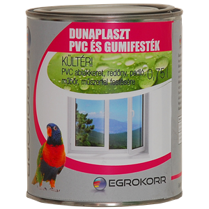 Dunaplaszt PVC festék 600 zöld 0,75 L
