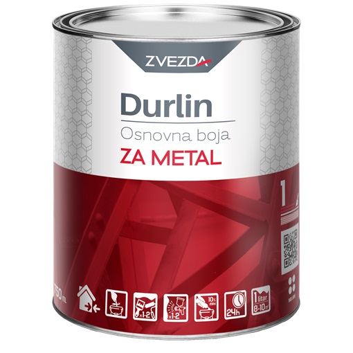 Durlin alapozó fémre oxidvörös 5 L