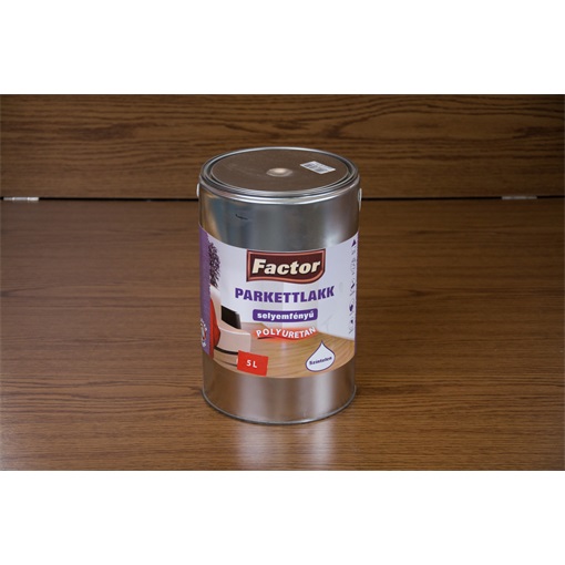 Factor 1K pu parkettalakk sf. színtelen 5 L
