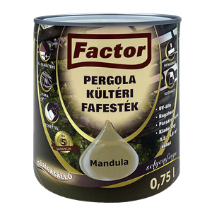 Factor Pergola kültéri fafesték mandula  0,75 L