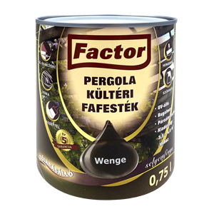 Factor Pergola kültéri fafesték wenge  0,75 L
