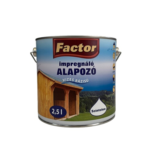 Factor aqua impr. alap. színtelen 2,5L