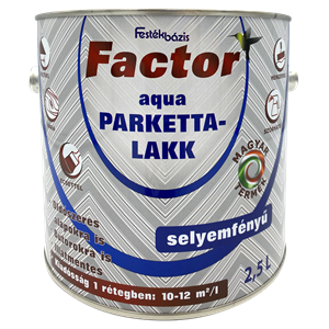 Factor aqua parkettalakk selyemfényű 2,5 L