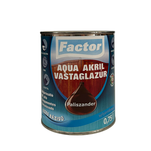 Factor aqua vastaglazúr sf. paliszander 0,75 L