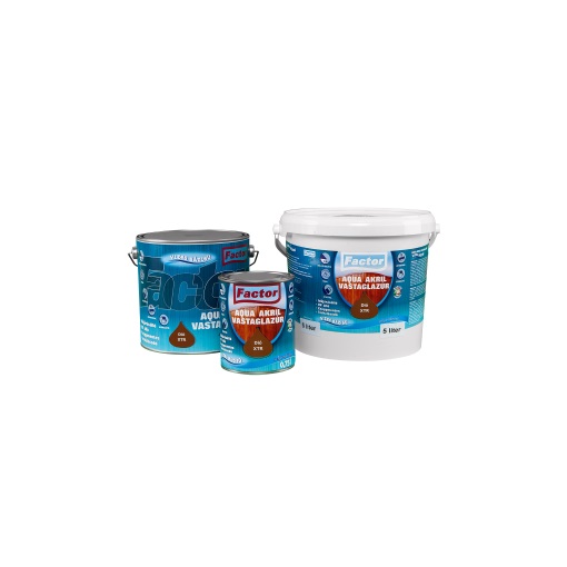 Factor aqua vastaglazúr sf. zöld  2,5 L