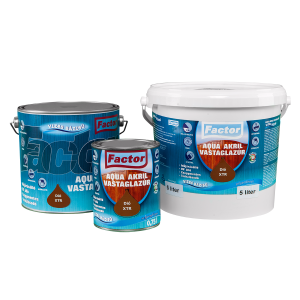 Factor aqua vastaglazúr sf. zöld  2,5 L