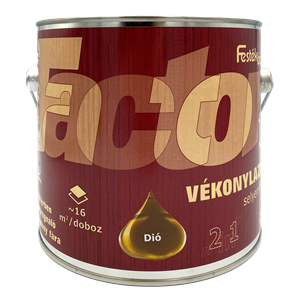 Factor vékonylazúr sf. 2in1 dió  2,5 L