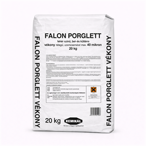 Falon kül- és beltéri vékony porglett fehér 20 kg