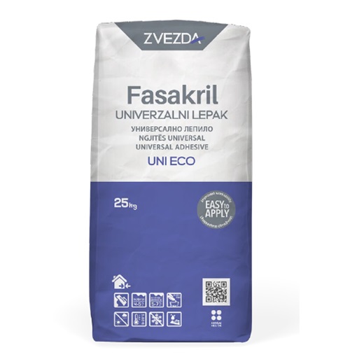 Fasakril UNI ECO polisztirol lap ragasztó 25 kg