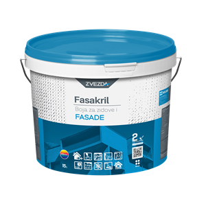 Fasakril fal és homlokzatfesték 15 L