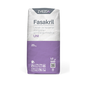 Fasakril UNI polisztirol lap ragasztó 25 kg (ETA)