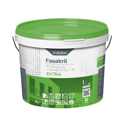 Fasakril mélyalapozó koncentrátum 1:8 EXTRA 0,8 kg