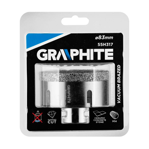Graphite 55H317 körkivágó gyémántos 83mm M14
