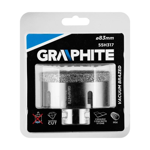 Graphite 55H317 körkivágó gyémántos 83mm M14
