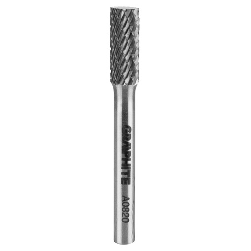 Graphite 55H351 Keményfém marófej, type A, hengeres, 8 x 20 mm, szár méret: 6 x 45 mm