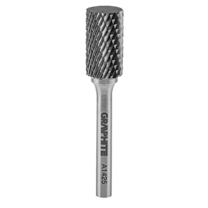 Graphite 55H354 Keményfém marófej, type A, hengeres, 14 x 25 mm, szár méret: 6 x 45 mm