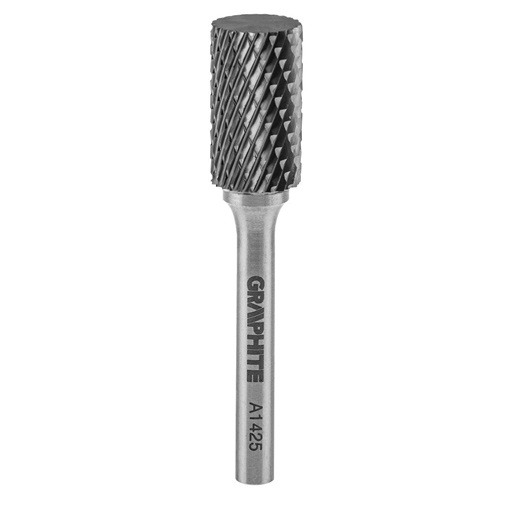 Graphite 55H354 Keményfém marófej, type A, hengeres, 14 x 25 mm, szár méret: 6 x 45 mm