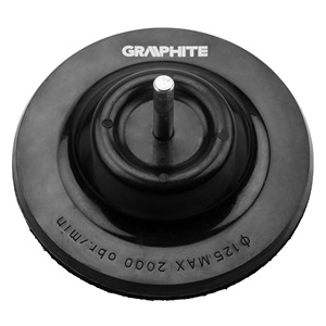 Graphite 55H824 Rugalmas csiszolótányér 125 mm, elforgatható KIFUTÓ