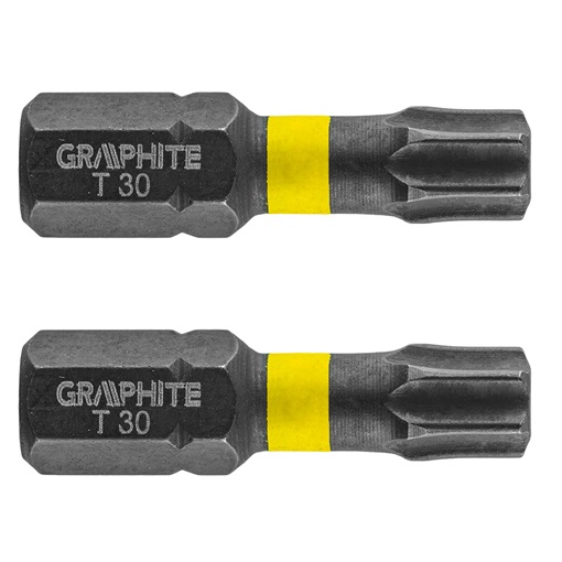 Graphite 56H516 Torziós ütvecsavarozó bit TX30 x 25mm, 2db.