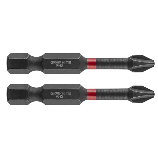 Graphite 56H519 Torziós ütvecsavarozó bit PH2 x 50mm, 2db.