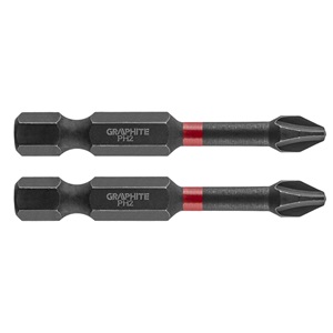Graphite 56H519 Torziós ütvecsavarozó bit PH2 x 50mm, 2db.