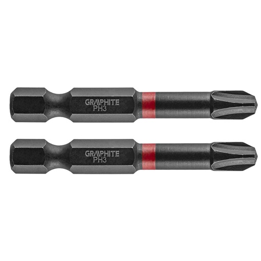 Graphite 56H520 Torziós ütvecsavarozó bit PH3 x 50mm, 2db. KIFUTÓ