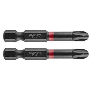 Graphite 56H520 Torziós ütvecsavarozó bit PH3 x 50mm, 2db. KIFUTÓ