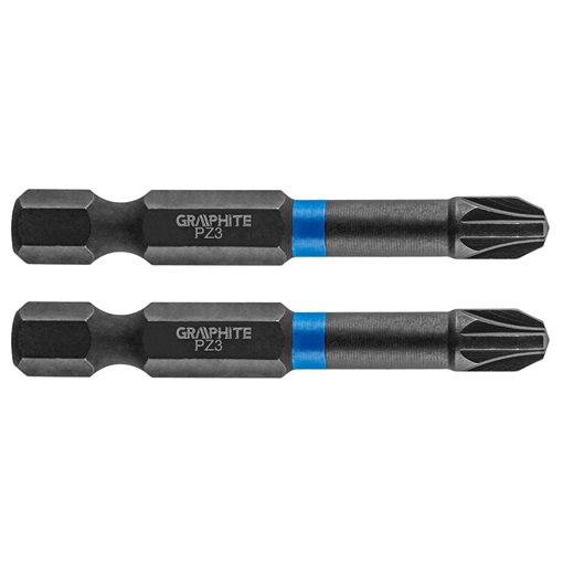 Graphite 56H523 Torziós ütvecsavarozó bit PZ3 x 50mm, 2db. KIFUTÓ