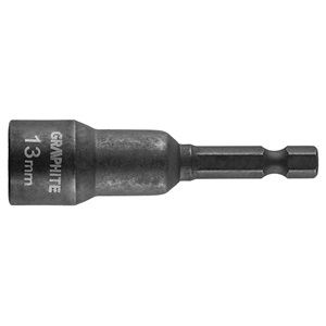 Graphite 56H553 Csavarbehajtó ütvecsavarozókhoz, 6-lapú, mágneses 13mm KIFUTÓ
