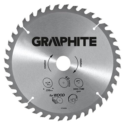 Graphite 57H656 körfűrészlap 160x20 z18