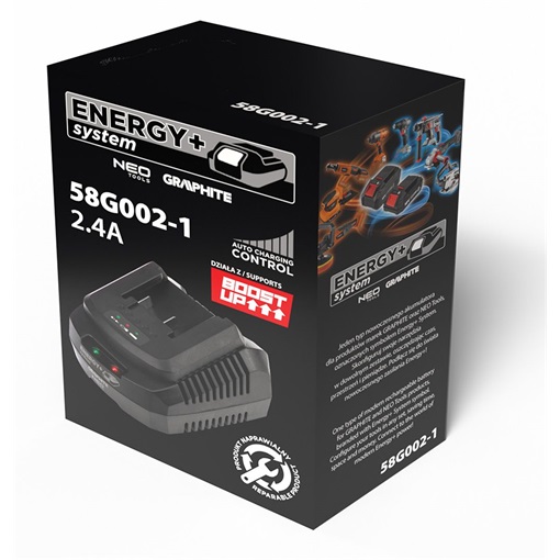 Graphite 58G002-1 akkutöltő energy+ akkukhoz