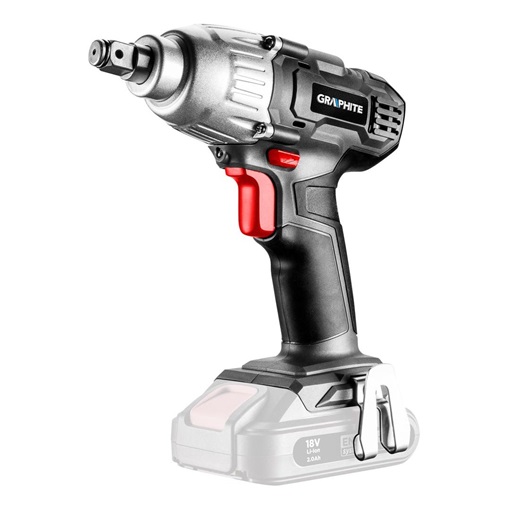 Graphite 58G018 akkus ütvecsavarozó 1/2"/négyszög, energy+ 18V, akku nélkül