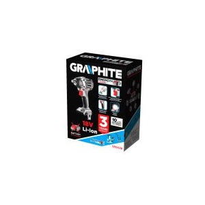 Graphite 58G028 akkus szénkefementes ütvecsavarozó 1/2", energy+ 18V, akku nélkül KIFUTÓ