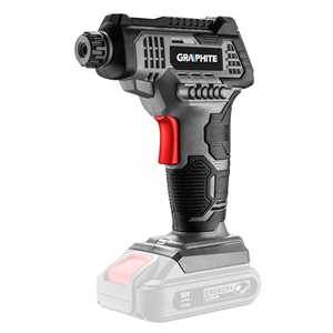 Graphite 58G041 Akkus kompresszor, Energy+, 18V, max. 7 bar, Akku nélkül!