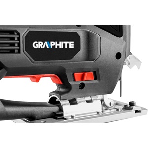 Graphite 58G078 dekopírfűrész 600W, löketszám 800-3000 fordulat/perc, testtartóval