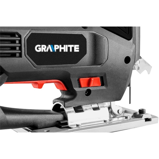 Graphite 58G078 dekopírfűrész 600W, löketszám 800-3000 fordulat/perc, testtartóval