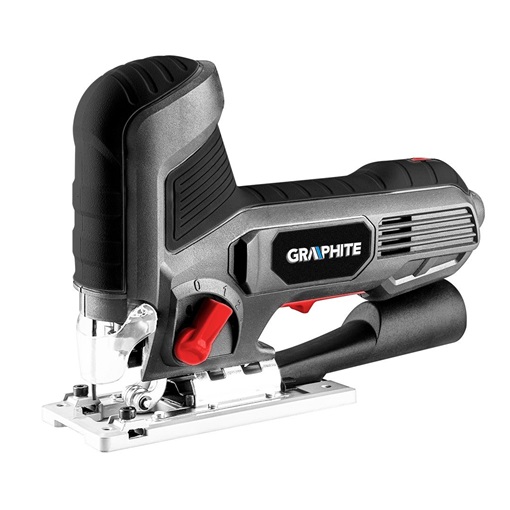 Graphite 58G078 dekopírfűrész 600W, löketszám 800-3000 fordulat/perc, testtartóval