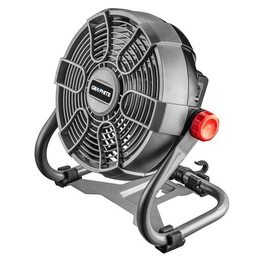 Graphite 58G080 Akkus és vezetékes ventilátor, Energy+, Akku nélkül! KIFUTÓ