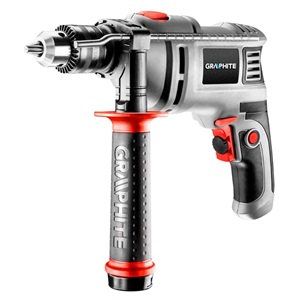 Graphite 58G725 ütvefúró 550W, 0-3000/min 13mm fogastokmány, koffer