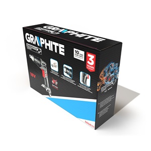 Graphite 58GE111 Akkus szénkefementes gipszkarton csavarbehajtó, Energy+, 18V, 0-4400 ford./perc, 1/4", akku nélkül!