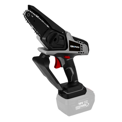 Graphite 58GE116 Akkus mini láncfűrész, Energy+, 18V, 0-5400 fordulat/perc Akku nélkül!