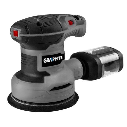 Graphite 59G348 excentercsiszoló 300W porelszívós 125mm
